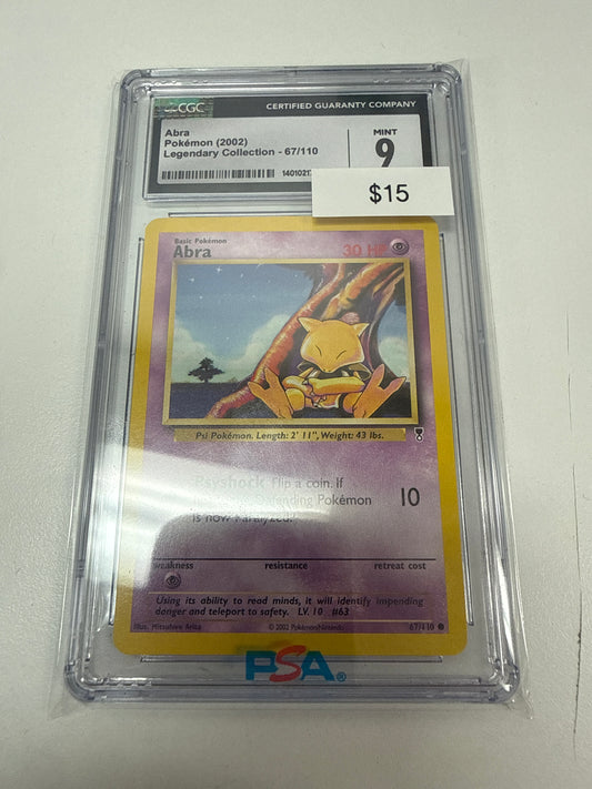 Pokemon Abra Non-Holo #67/110 CGC 9
