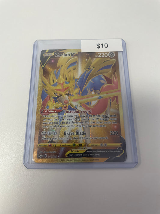 Pokemon Zacian V Gold #211/202