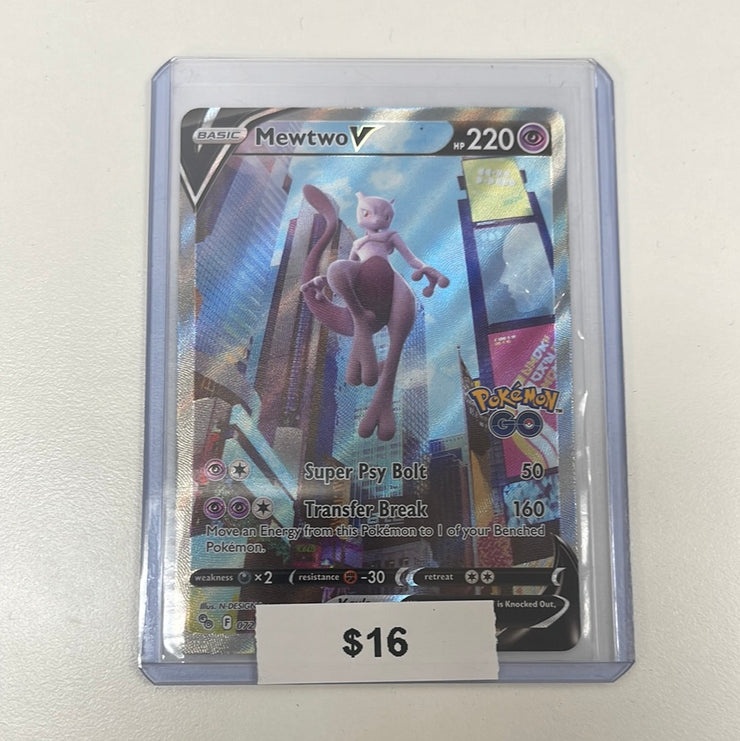 Pokémon Mewtwo V Pokémon GO Alt Art 072/078