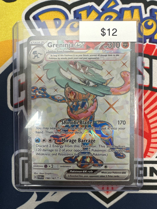 Pokemon Twilight Masquerade Greninja ex 198/167