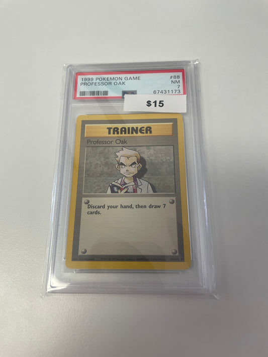 1999 Professor Oak Trainer #88/102 PSA 7