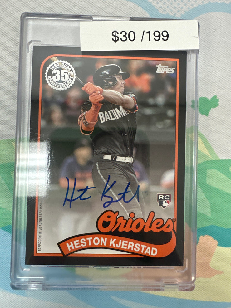 Topps 35th Anniversary Heston Kjerstad Autograph 89BA2-HK /199