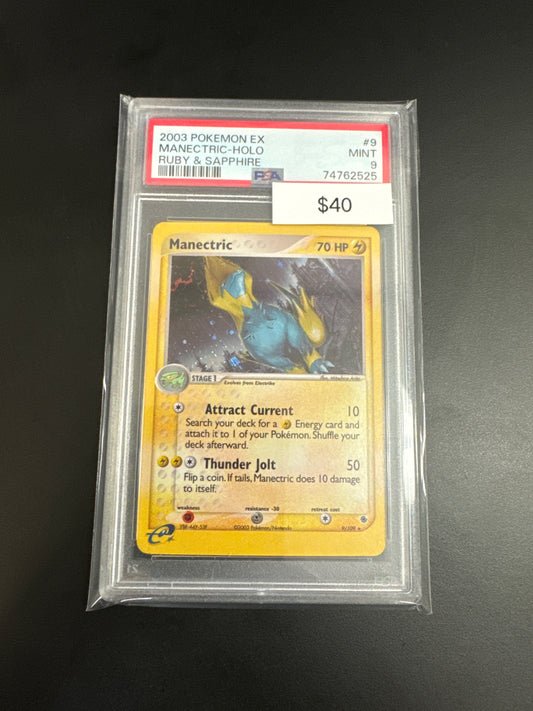 Pokémon Manectric Ruby Sapphire 9 PSA 9