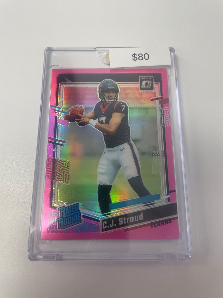 2023 Optic CJ Stroud Pink Rookie 