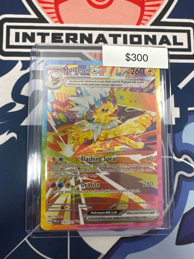 Pokemon Prismatic Evolutions Jolteon ex 153/131