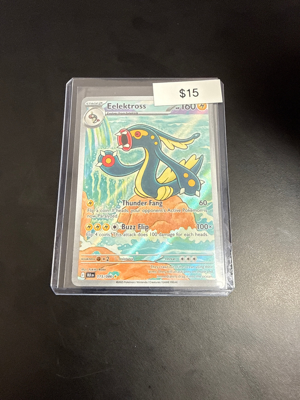 Pokemon Black Bolt Elektross #115/086