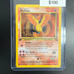 Pokemon Fossil Moltres 1st Ed. #12/62
