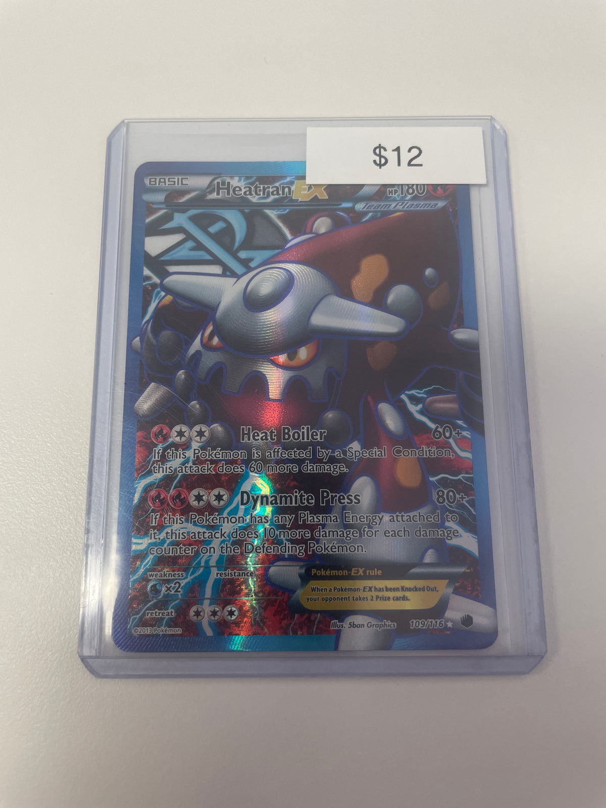 Pokemon Heatran Ex #109/116