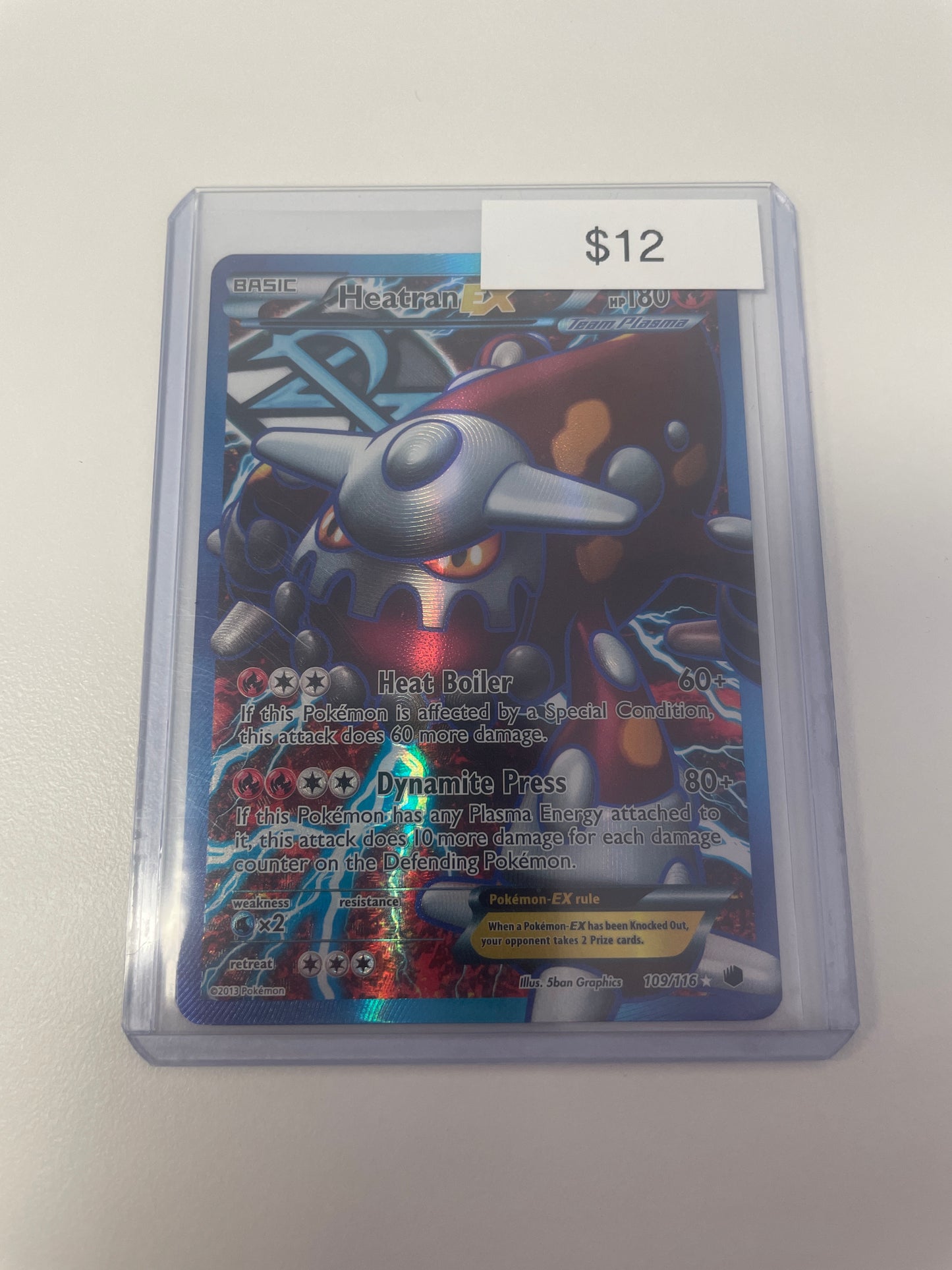 Pokemon Heatran Ex #109/116