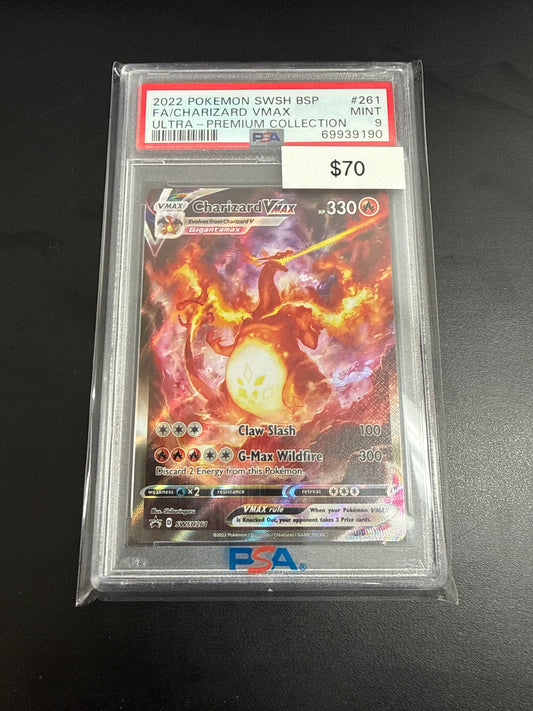 Pokemon Charizard Vmax BSP #swsh261 PSA 10