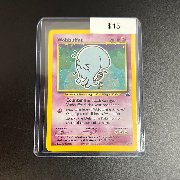 Pokémon Neo Holo Wobuffet 16/75