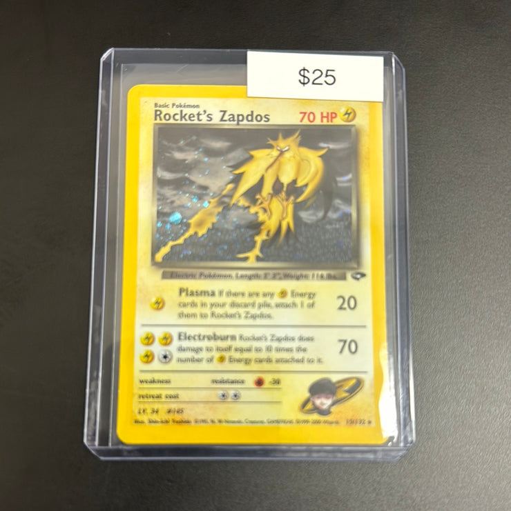 Pokémon Rockets Zapdos Holo Neo 15/132