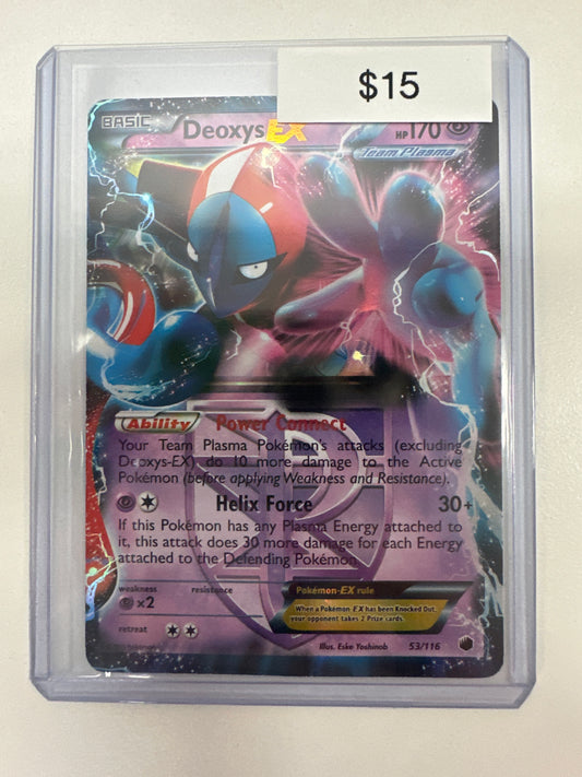 Pokemon Deoxys EX Plasma Freeze 53/116