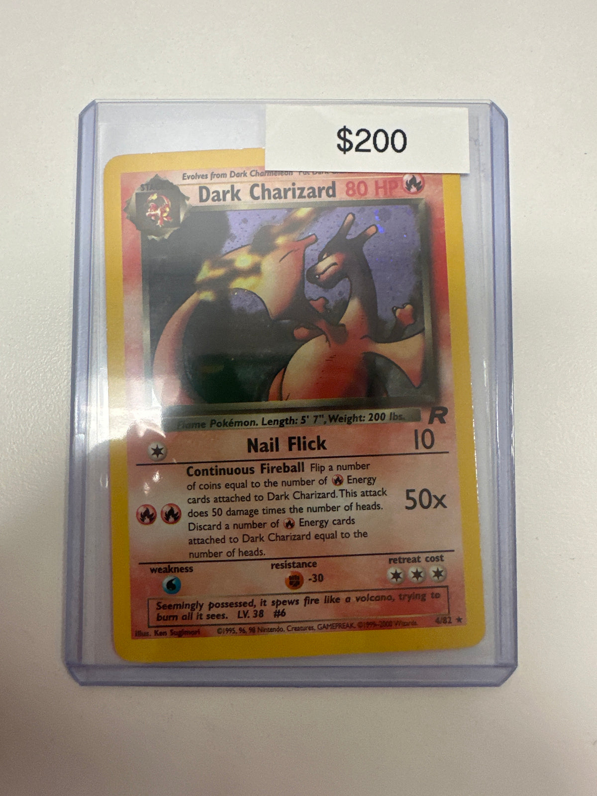 Pokemon Dark Charizard 4/82