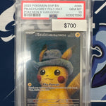 Pokemon Pikachu with Grey Felt Hat SV085 PSA 10