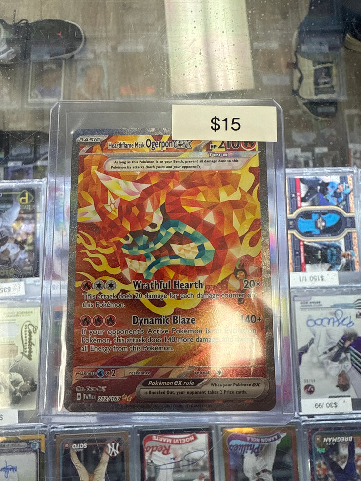 Pokemon Hearthflame Ogerpon Ex 