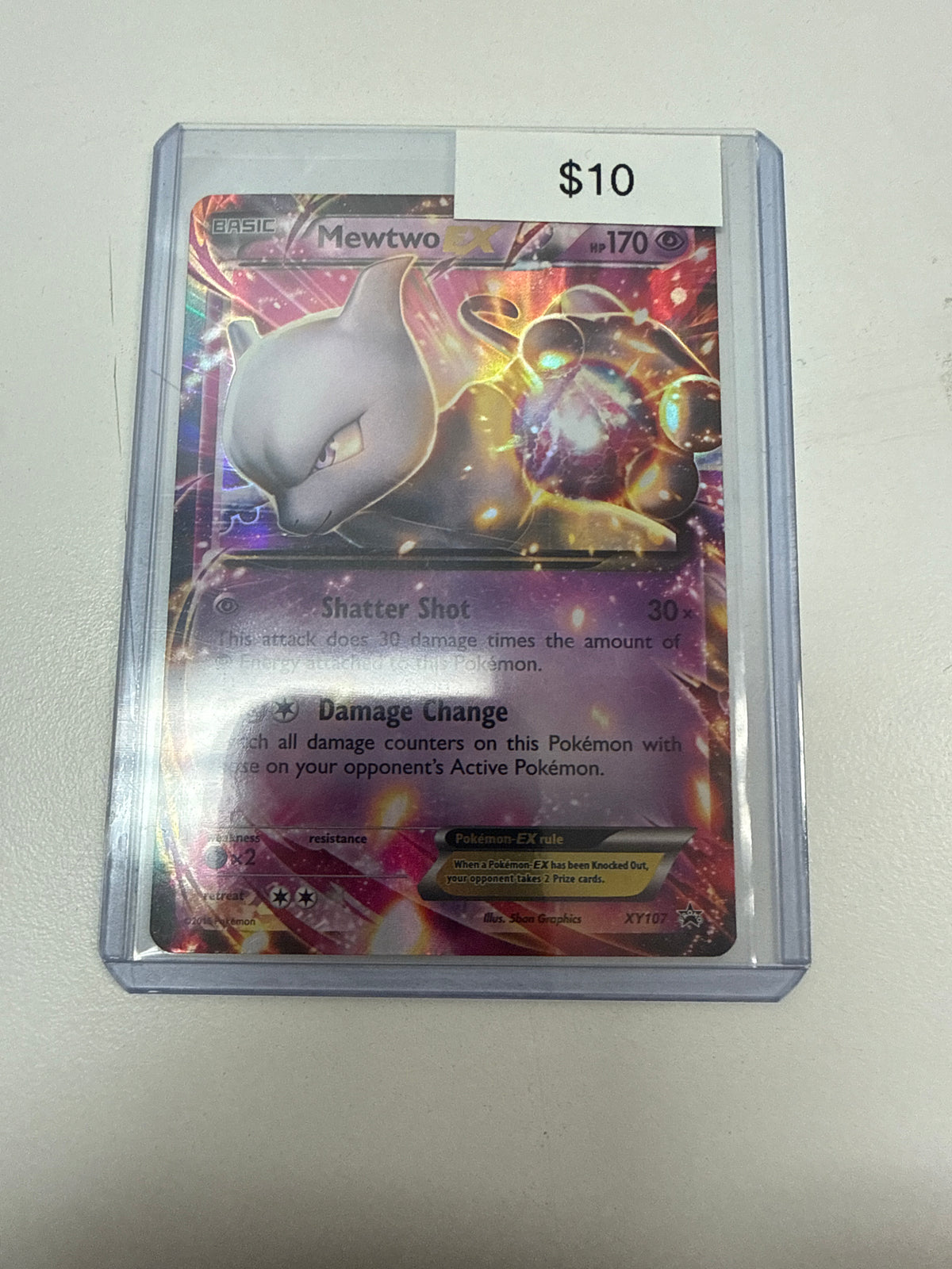 Pokemon Mewtwo Ex #xy107