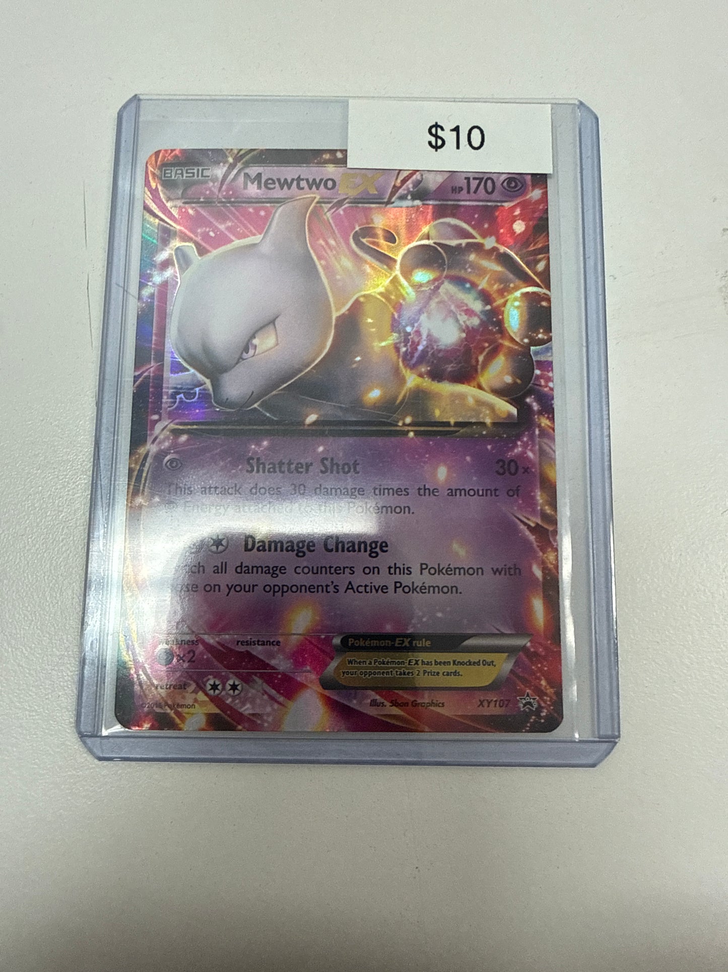 Pokemon Mewtwo Ex #xy107
