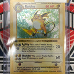 Pokemon Base Set Shadowless Raichu 1st Edition 14/102