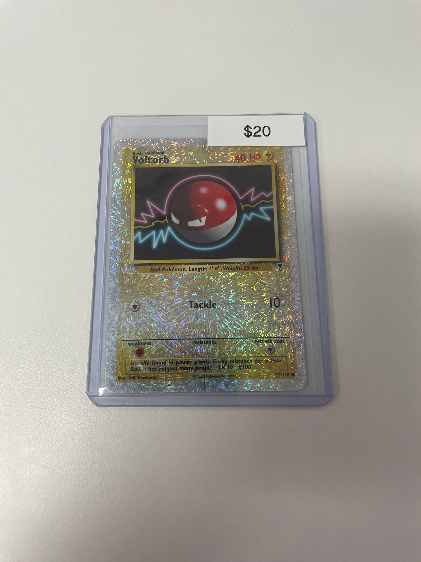 Pokemon Voltorb Reverse Holo Legendary Collection #97/110