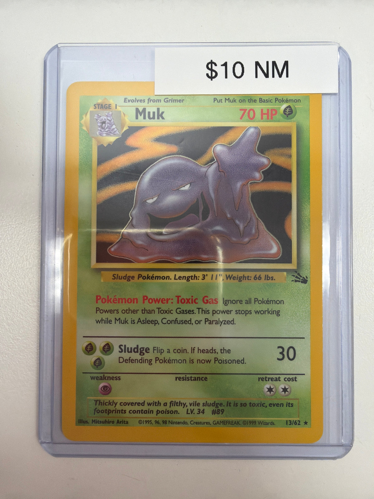 Pokemon Muk Fossil 13/62