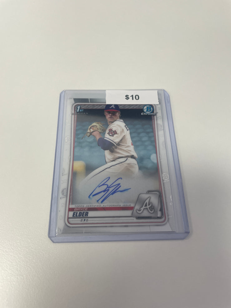 2020 Bowman Chrome Bryce Elder Auto 