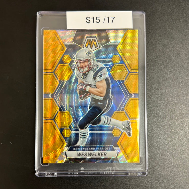 2023 Mosaic Wes Welker Gold /17 