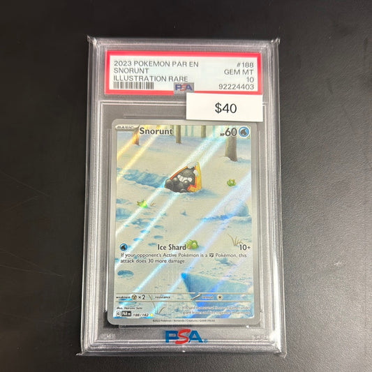 Pokémon Snorlunt 188 PSA 10
