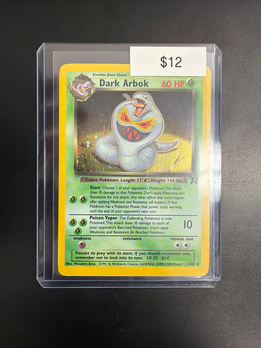 Pokemon Rocket Dark Arbok #2/82