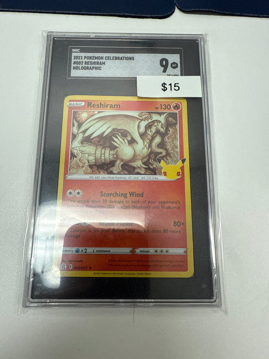 Celebrations Holo Reshiram #002/025 SGC 9