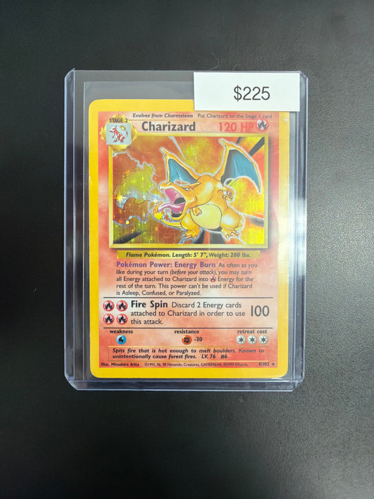 Pokemon Base Set Charizard Holo #4/102