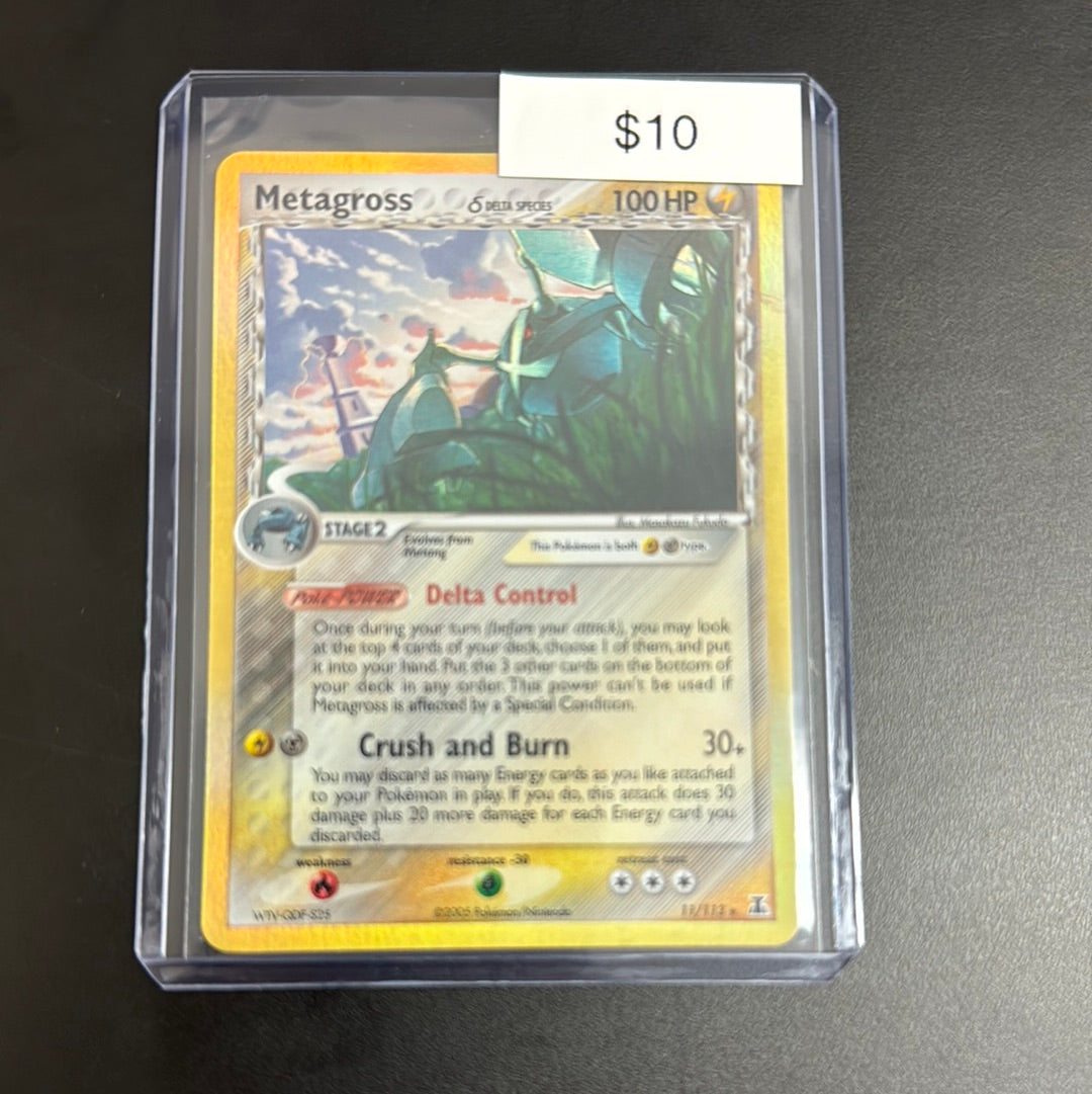 Pokémon Delta Species METAGROSS Reverse Holo 11/113