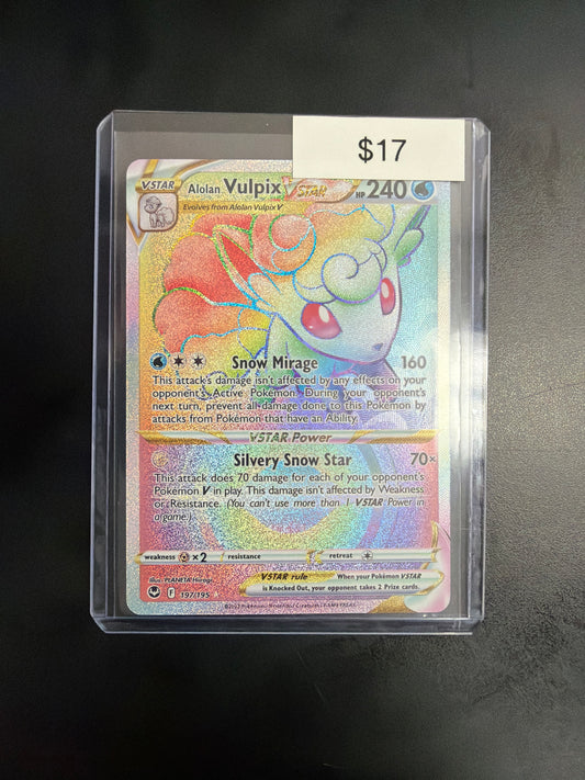 Pokemon Vulpix VSTAR Secret 197/195