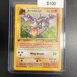 Pokemon Fossil 1st Edition Aerodactyl #1/62