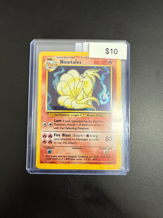 Pokémon Ninetales Base Set 12/102
