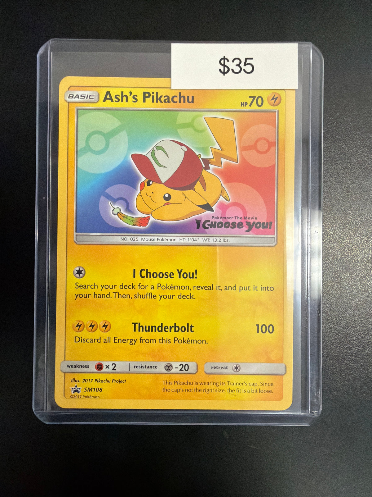 Pokemon Ash Pikachu #SM108