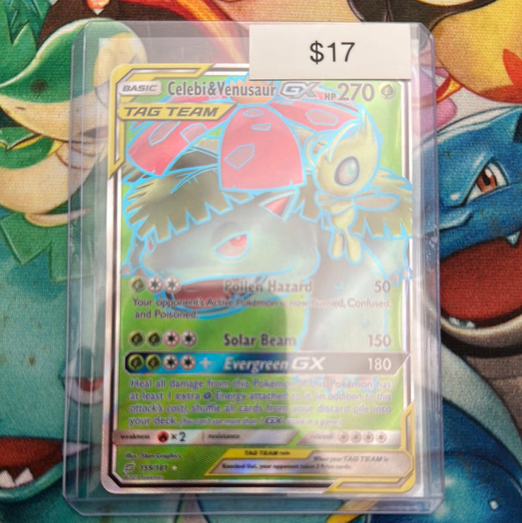 Pokémon Celebi & Venusaur GX 159/181