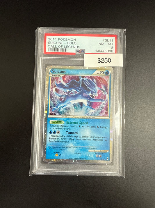 Pokémon Call Of Legends Suicune PSA 8