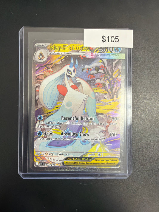 Pokemon Ascended Heroes Mega Froslass EX #275/217