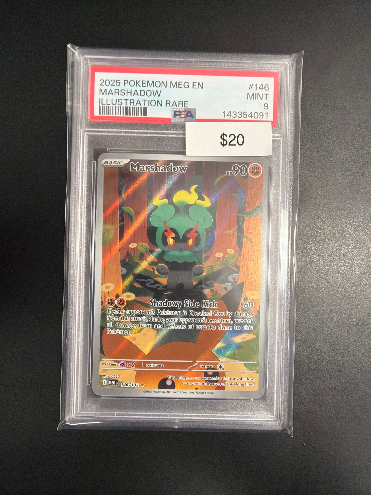Pokemon Marshadow 146/132 PSA 9