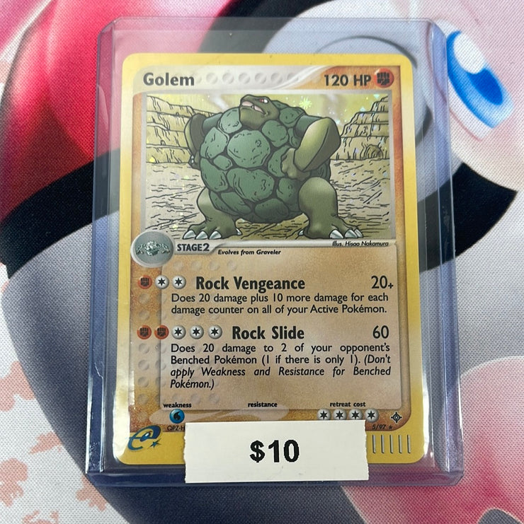 Pokémon Golem Dragon Holo 5/97