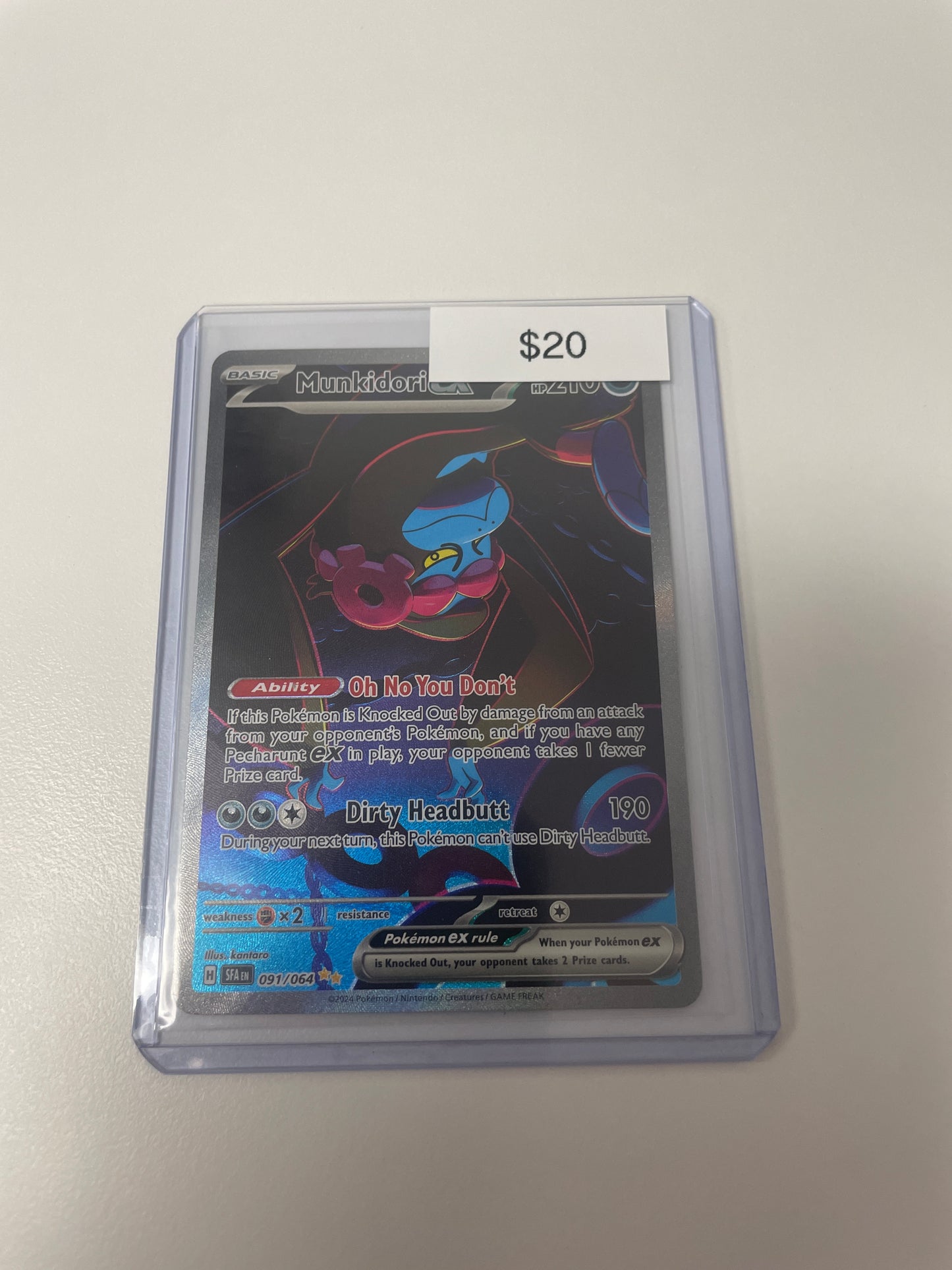 Pokemon Munkidori Ex #091/064