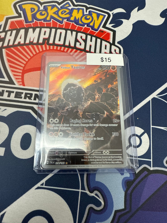 Pokemon Paldean Tauros #218/193