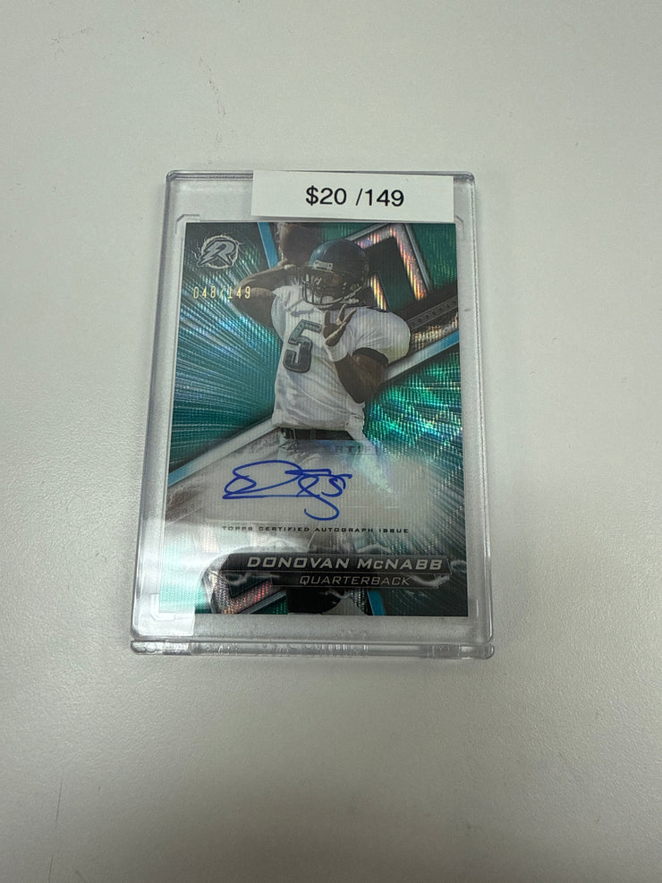 2024 Topps Composite Donovan Mcnabb Teal Wave Auto /149 