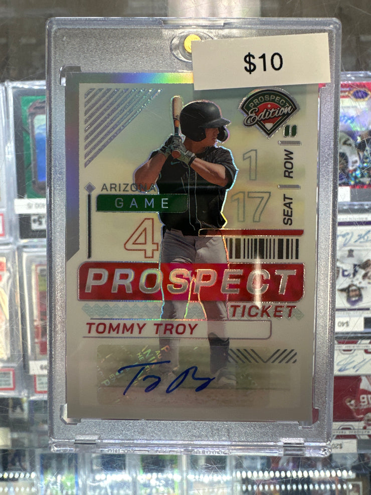 Panini Prospect Edition Tommy Troy Auto 
