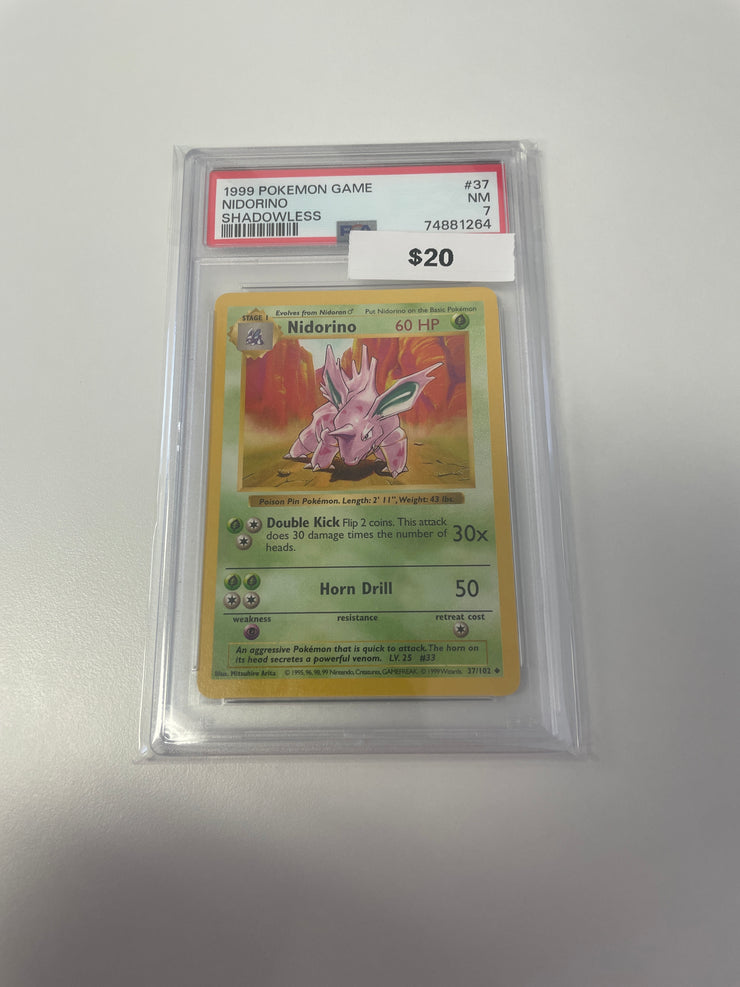 1999 Pokemon Nidorino Shadowless 