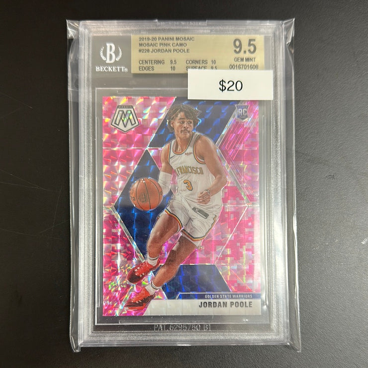 2019/20 Mosaic Jordan Poole Pink Reactive 