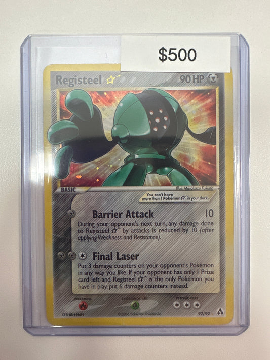 Pokemon Registeel Gold Star (DMG) 92/92