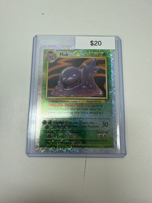 Pokemon Legendary Collection Muk Reverse Holo #16/110