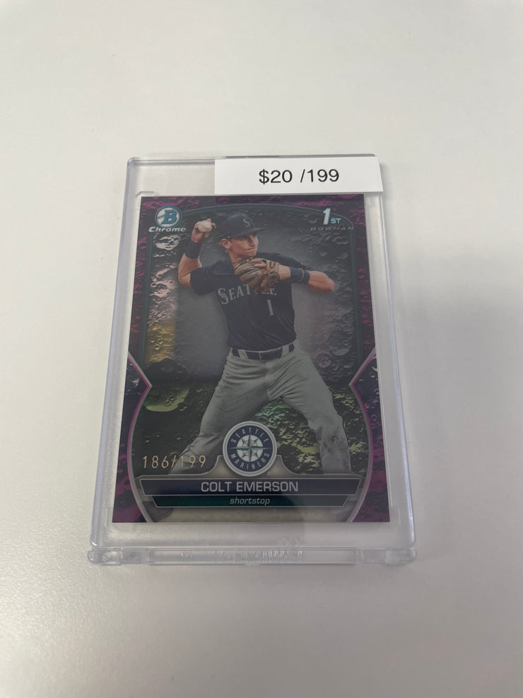 Bowman Chrome Colt Emerson Purple /199 